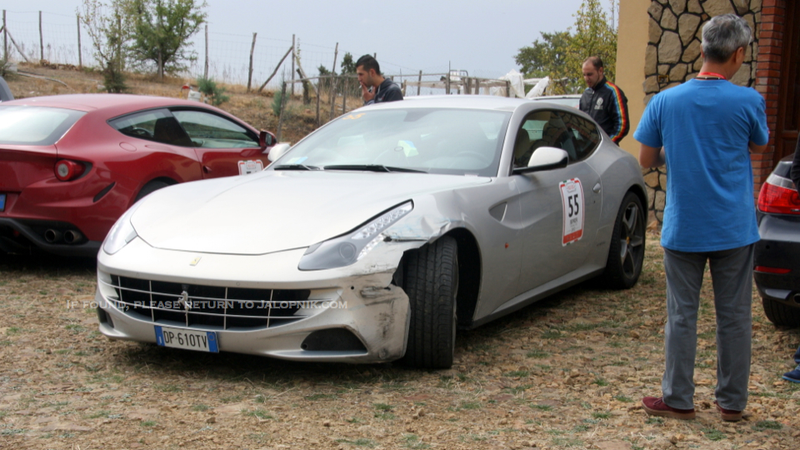 Illustration for article titled A Driver At The Targa Florio Crashed His Brand New $300,000 Ferrari FF